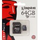 Carte Micro SD Kingston 64GB