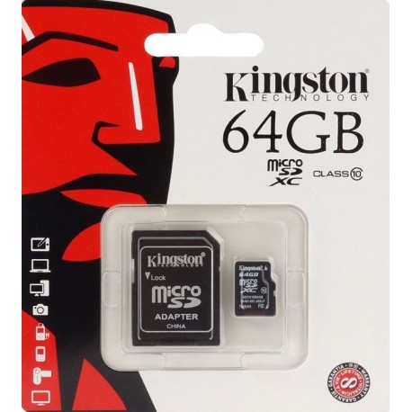 Carte Micro SD Kingston 64GB